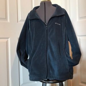 Columbia Fleece Jacket Ladies Size 3X Blue